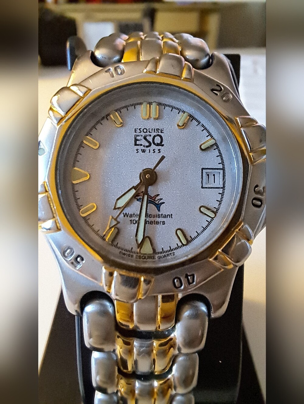 Vintage ESQ Esquire by Movado Women's Two-Tone Watch